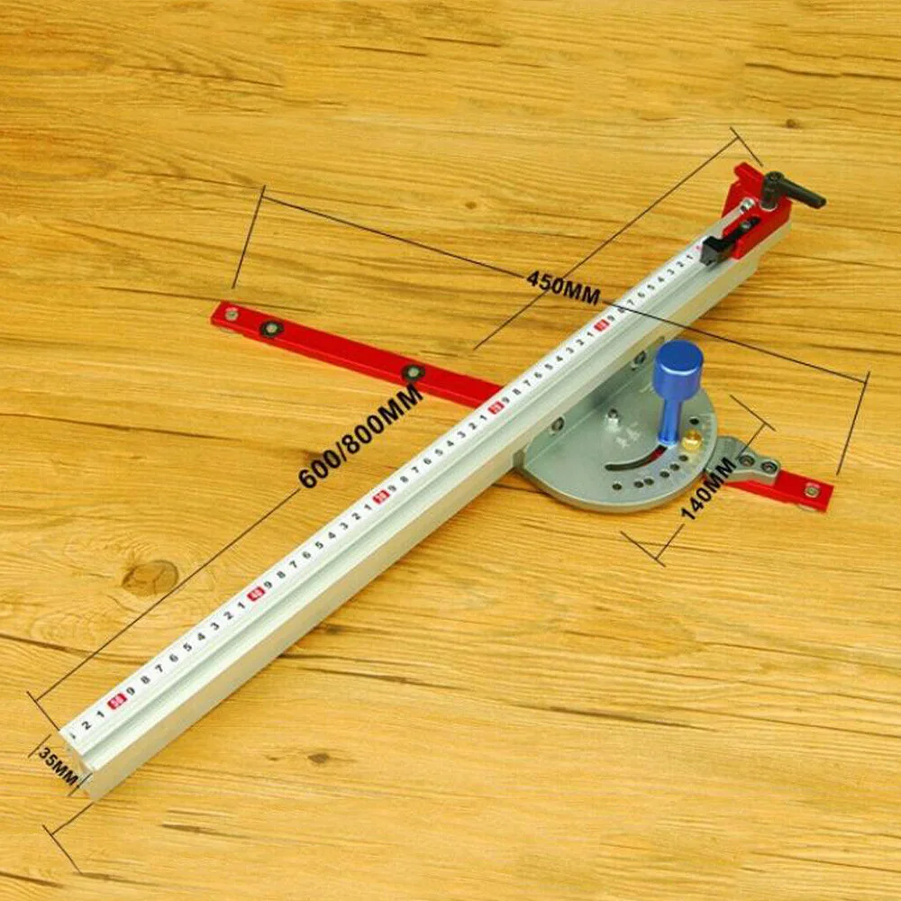 

Angle Disc Band-saw Miter Gauge Table Saw Assembly Wood Working Tool Kit Ruler