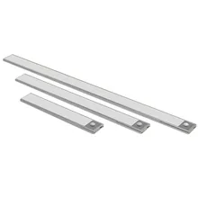 12/23/40 см движения PIR Сенсор светодиодная подсветка под шкаф USB Перезаряжаемые шкаф для одежды шкаф ночной Светильник для Кухня наружные настенные лампы