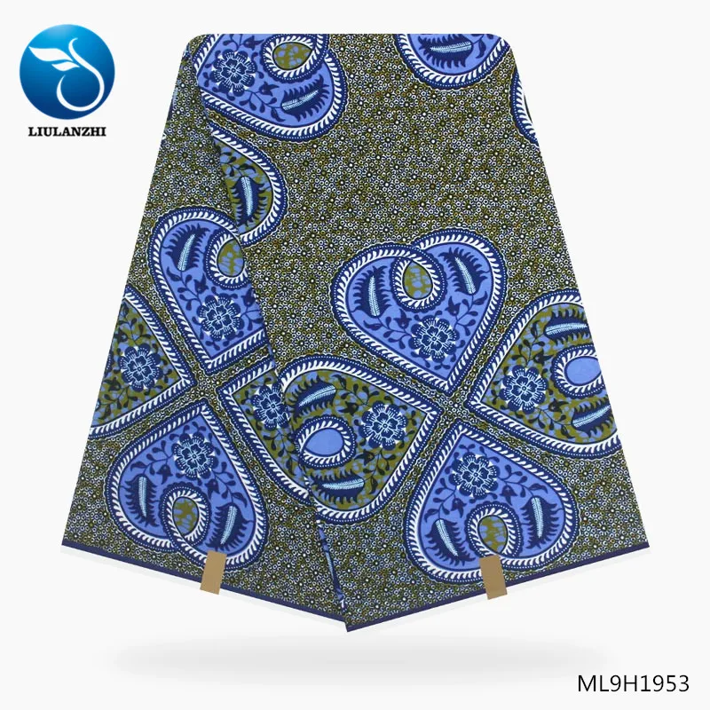 LIULANZHI африканская восковая ткань s 6 ярдов/партия нигерийская настоящая восковая ткань для платья Лидер продаж настоящая батик ткань ML9H1950-ML9H1969