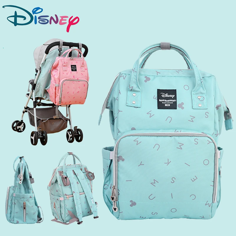 Disney Мода мумия Материнство подгузник мешок Детские Пеленки сумки мешок для прогулочной детской коляски водонепроницаемый детский