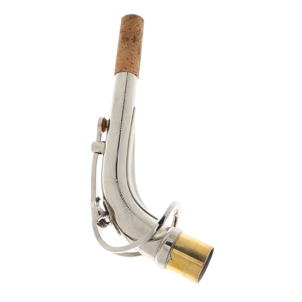 Practical Nickel-Plating Eb Alto Saxophone Bend Neck Carving Pattern for Saxophonist