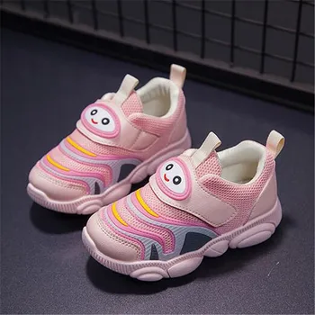 

New Children Casual Shoes Boys Girls Mesh Breathable Sports Shoes Student Flats Single Shoes Kids Sneakers 041
