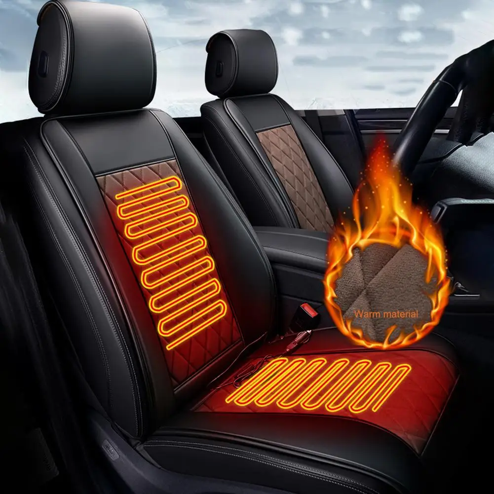 

Car Heating Cushion Car Styling Car Front Seat Smart Temperature Control Fast Heated Blanket Winter Pad Cushions Auto Cover Seat