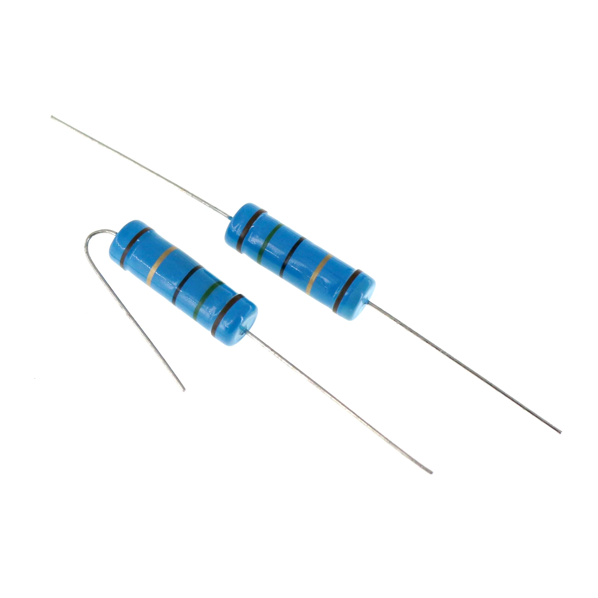 Metal film resistor series 1% 2W 3W 5W Watt 0.1R 0.12 0.15 0.18 R 0.2 0.22 0.24 0.27 0.3Ohm 0.33 0.36 0.39 0.43 0.47 0.5 Ohm