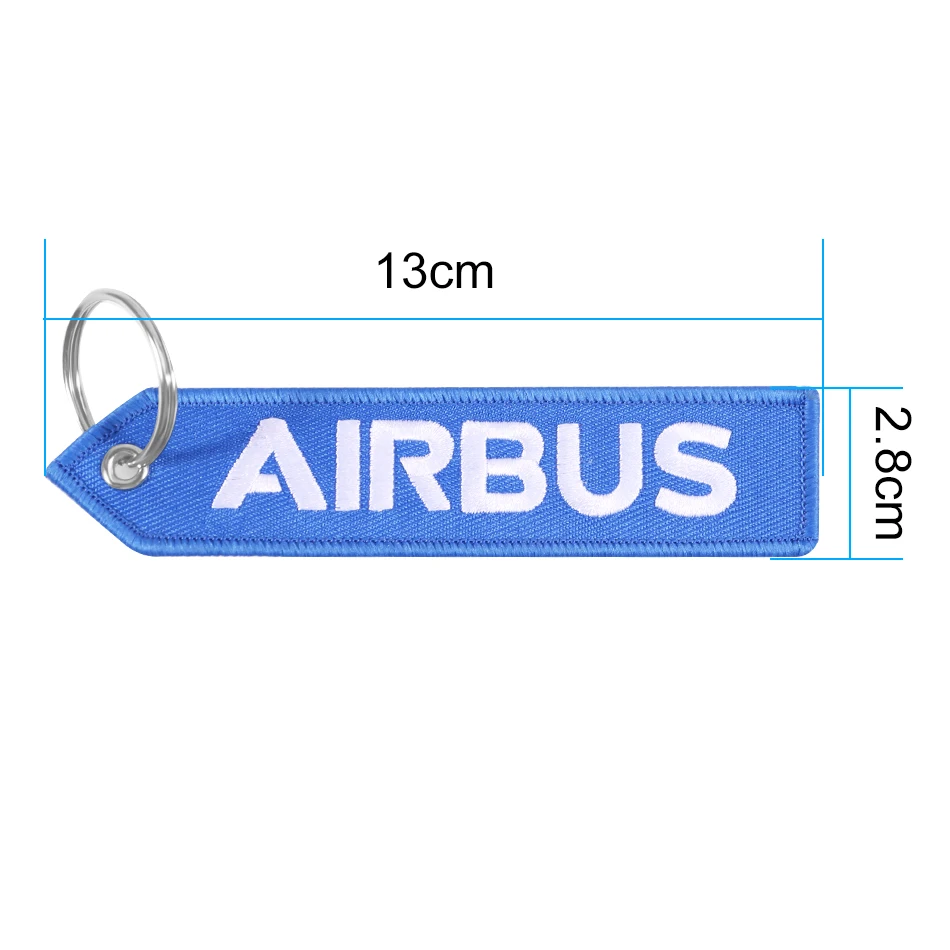 AIRBUS Keychain Phone Straps Double-sided Embroidery A320 Aviation Key Ring Chain for Aviation Gift Strap Lanyard for Mobile (12)