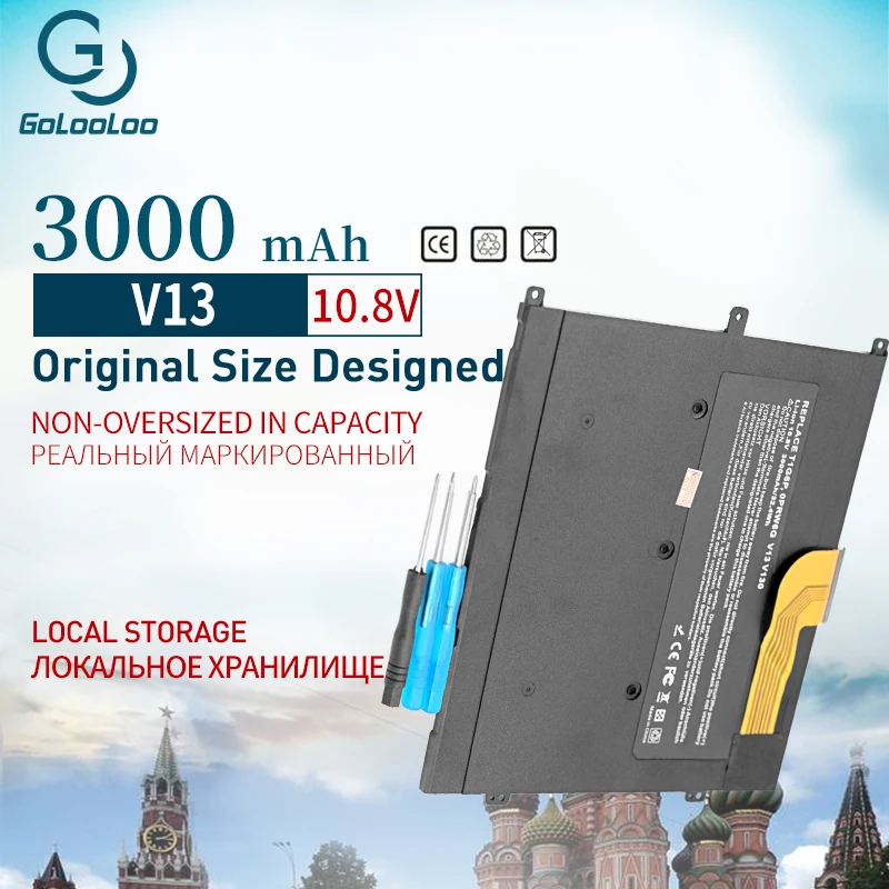 

Golooloo 10.8v 3000mAh New laptop battery FOR DELL Vostro V13 V13Z V130 V1300 0NTG4J 0PRW6G 0449TX PRW6G T1G6P