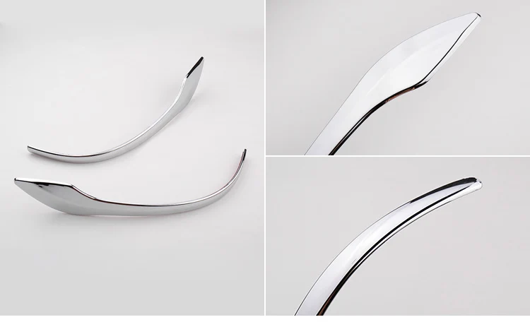 For Honda FIT JAZZ GK5 ABS Chrome Rearview mirror anti-friction strip cover trim Sticker C1439
