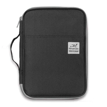 

AAY-96 Slots Colored Pencil Case Large Capacity Pencil Holder Pen Organizer Bag for Artist(Black)