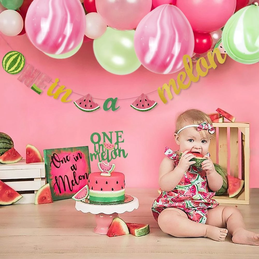 Decor De Fete Tropicale D Ete Decor De Fete Pasteque Pour 1er Anniversaire Decor De Fete Tropicale Hawaienne Pour Joyeux Anniversaire D Un An Decor De Fete Prenatale Aliexpress