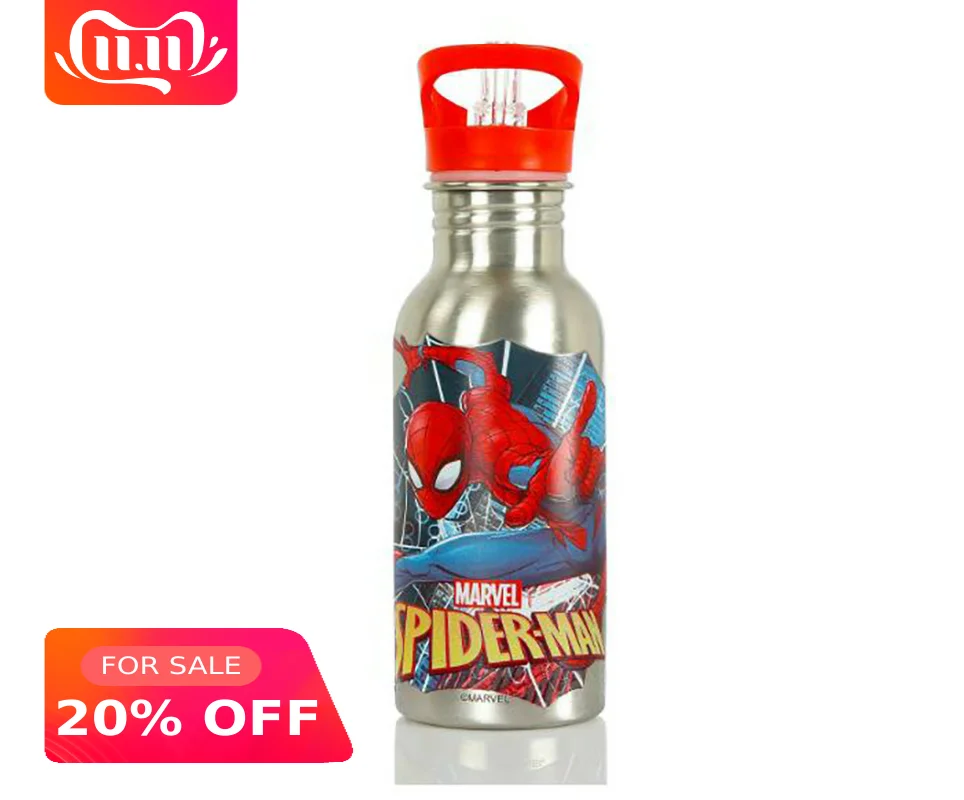 

cold color changing Stainless steel Water Bottles stainless steel Marvel Spiderman Character