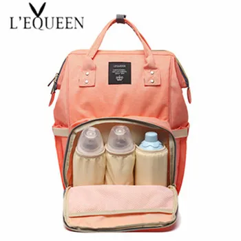 

LEQUEEN Fashion Mummy Maternity Nappy Bag Large Capacity Nappy Bag Travel Backpack Nursing Bag for Baby Care Women's Fashion Bag