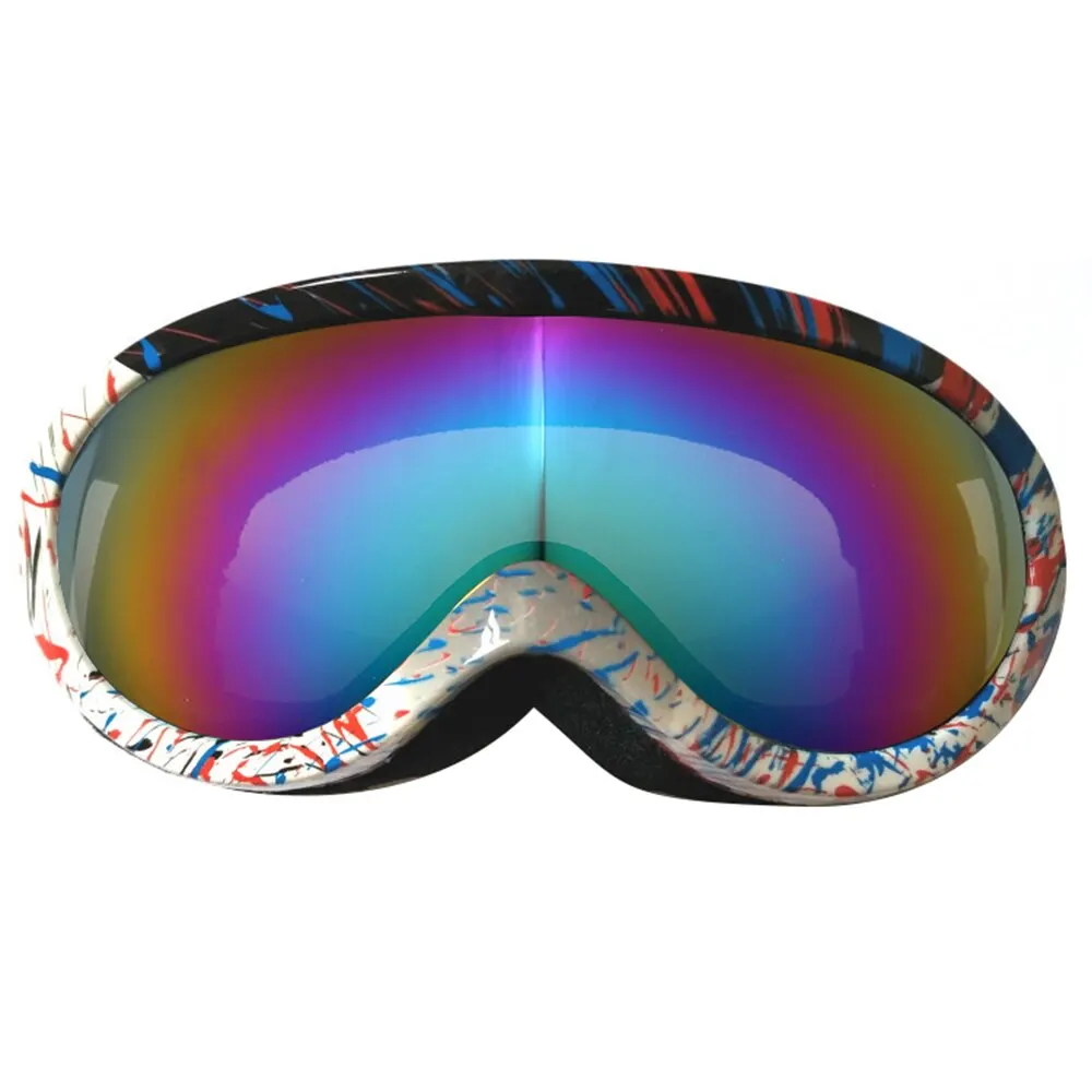 Лыжные очки, детские лыжные очки, зимние защитные очки, детские очки для сноуборда, очки с защитой от уф400 лучей, снежные противотуманные лыжные маски - Цвет: 11