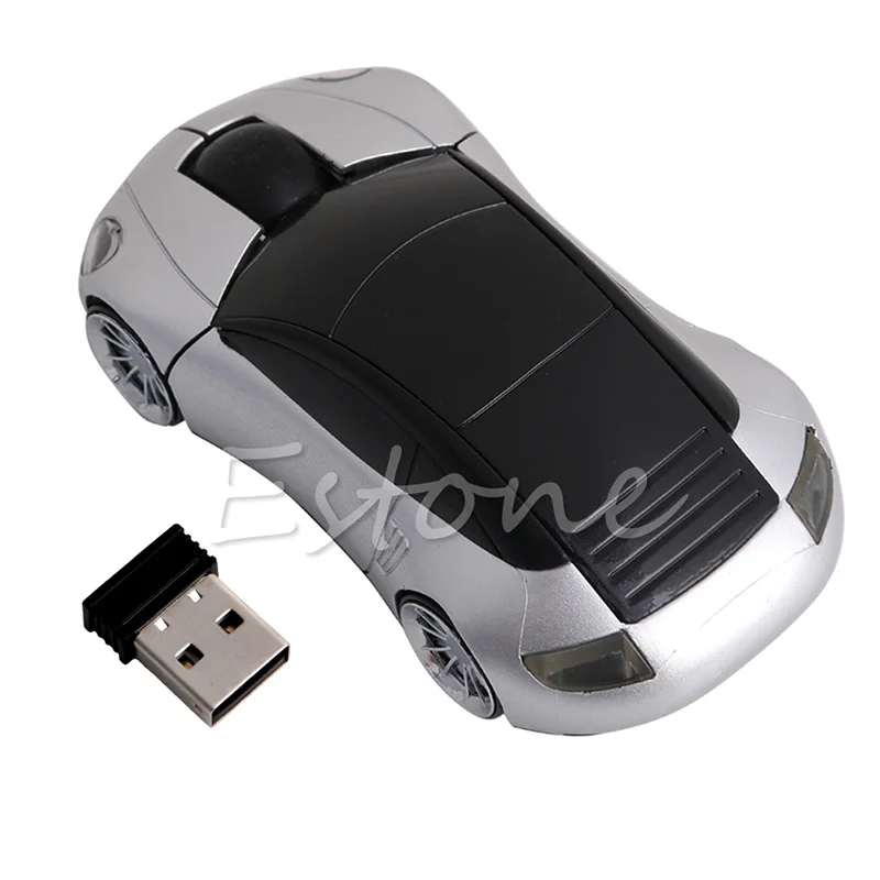 

2.4G 1600DPI Mouse USB Receiver Wireless LED Light Car Shape Optical Mice