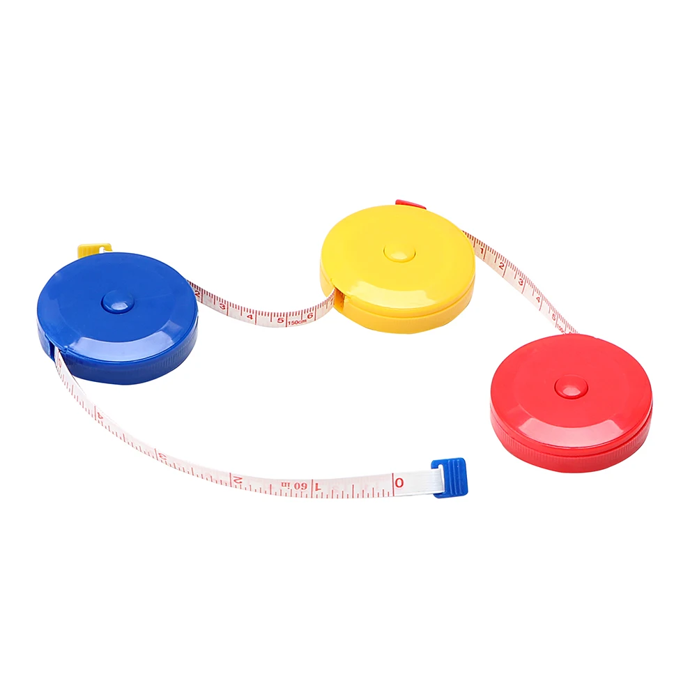 

NICEYARD Lovely Mini Tape Measure Portable Ruler 1.5M Retractable Metric Belt Pocket Size Gauging Tools Colorful Measuring Tape