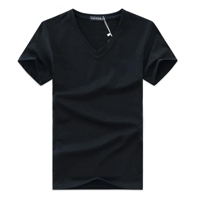 Men Shirts Spandex Polyester V Neck