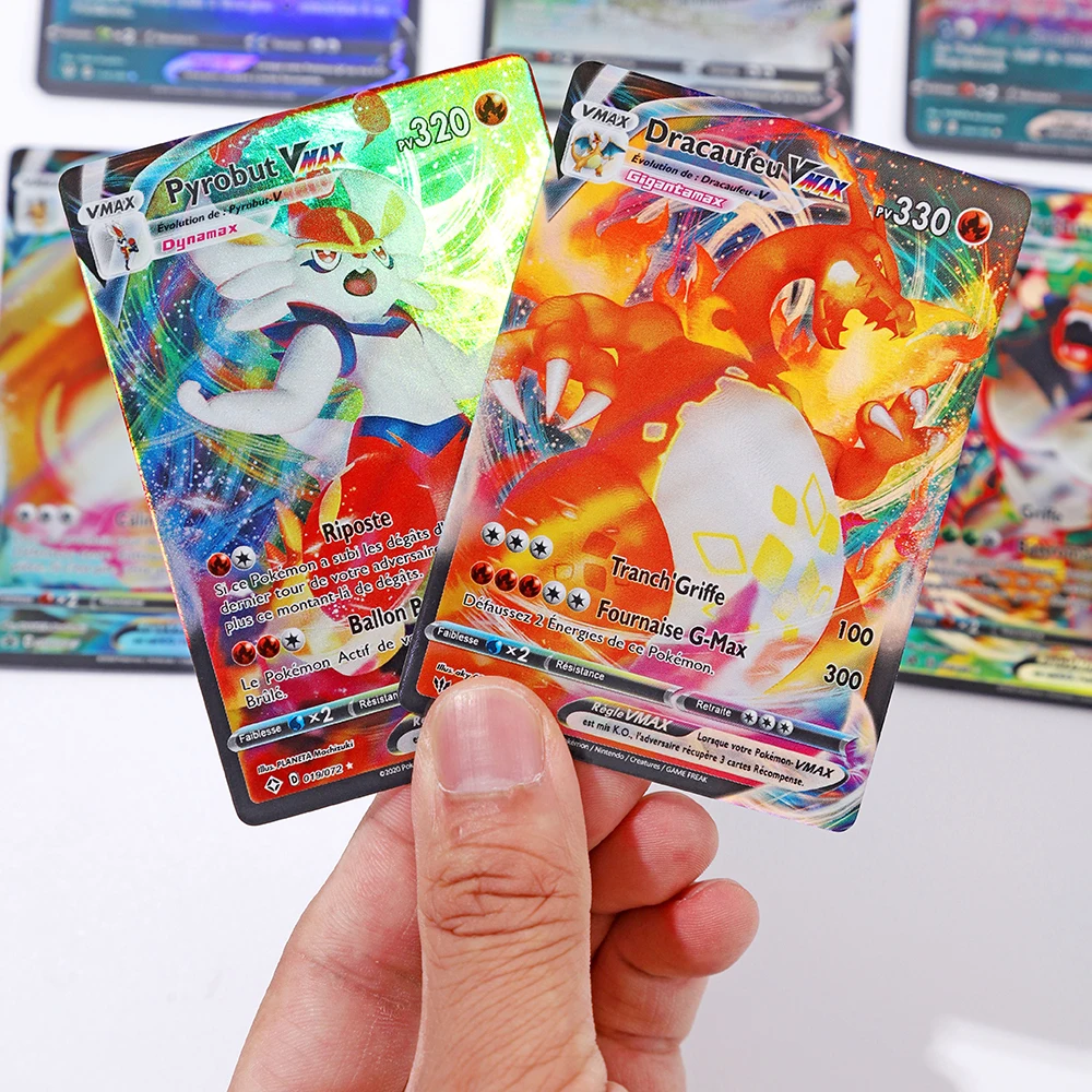 Pokémon Card Bundle: 20 GX, 300 V/VMAX, 100 Tag Team, 20 EX, 20 Mega - French Edition Description Image.This Product Can Be Found With The Tag Names Hobby Collectibles, Pokemon card, Toys Hobbies