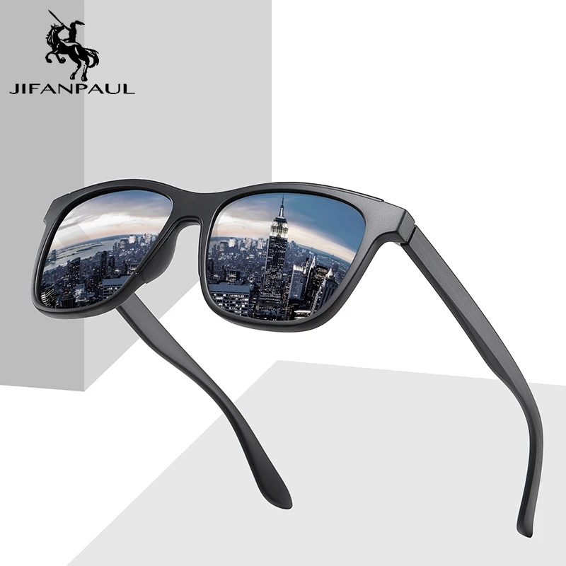 

JIFANPAUL Sunglasses Men Women Driving Square Style Sun Glasses Male Goggle UV400 Gafas De Sol NEW Ultralight Polarized