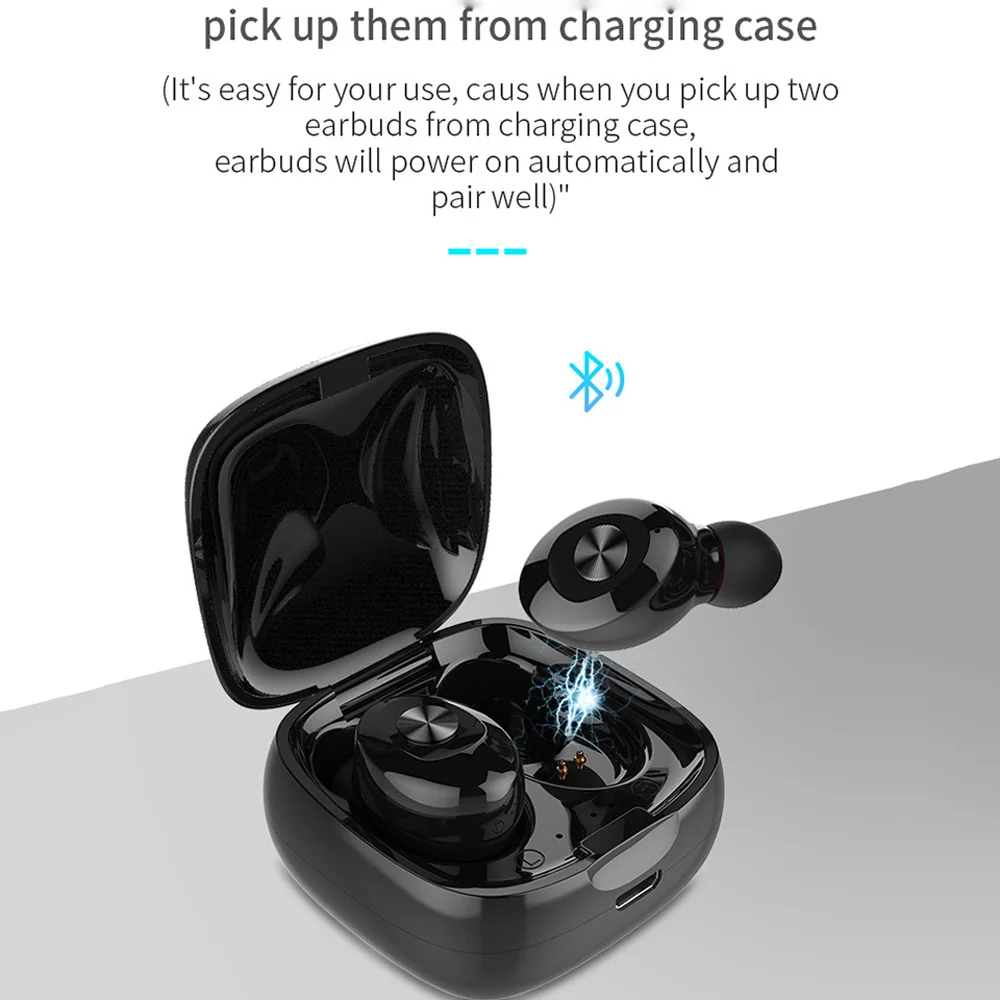 TWS Bluetooth 5,0 наушники мини беспроводные наушники спортивные стерео с микрофоном Bluetooth наушники мини беспроводные наушники