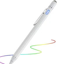 Активный стилус, цифровая ручка с 1,5 мм Ультра тонким наконечником, совместима с iPad, iPhone, samsung, планшетами, хорошо подходит для рисования и письма