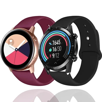 

20 22mm Band for Samsung Galaxy watch 3 41mm 45mm Smart watch Strap for Huawei GT 2E GT 2 46mm Honor Magic 2 42mm 46mm Correa