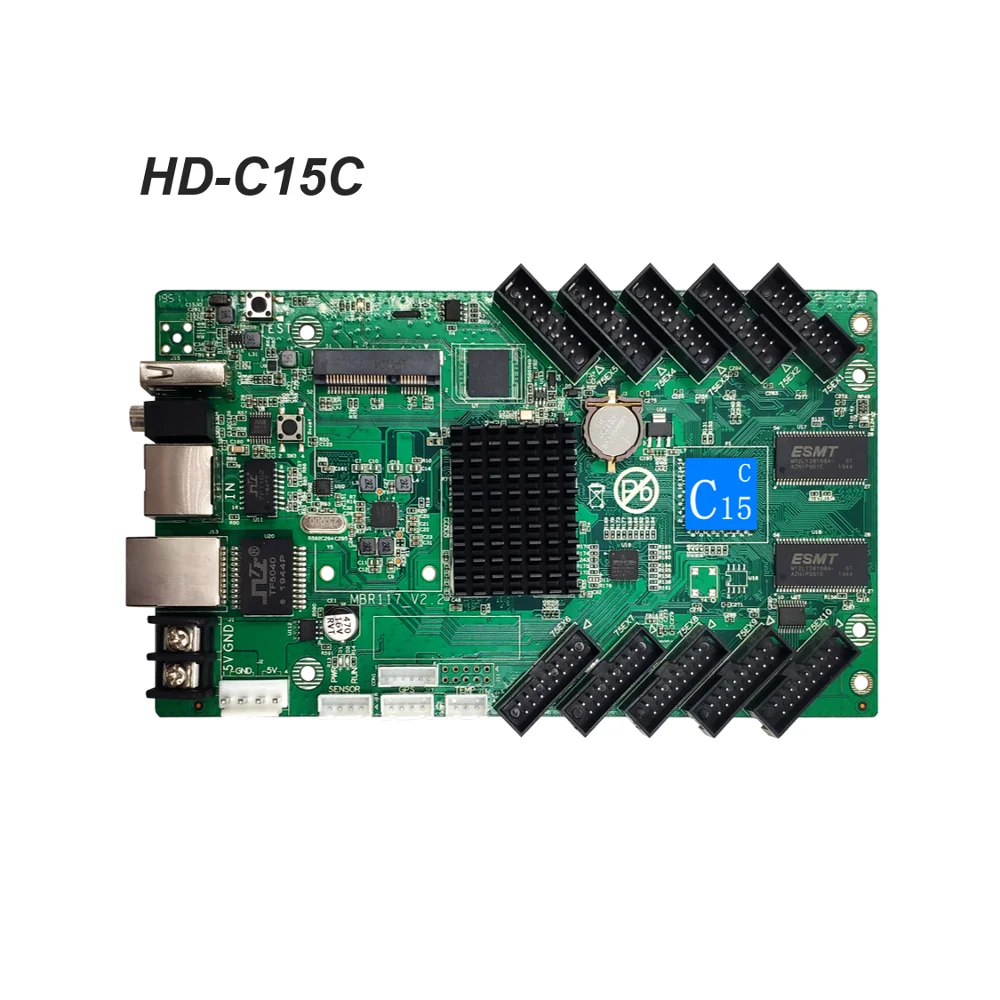 Huidu HD C15 C15C C35 C35C асинхронный Управление карта для Full Цвет рекламный светодиодный