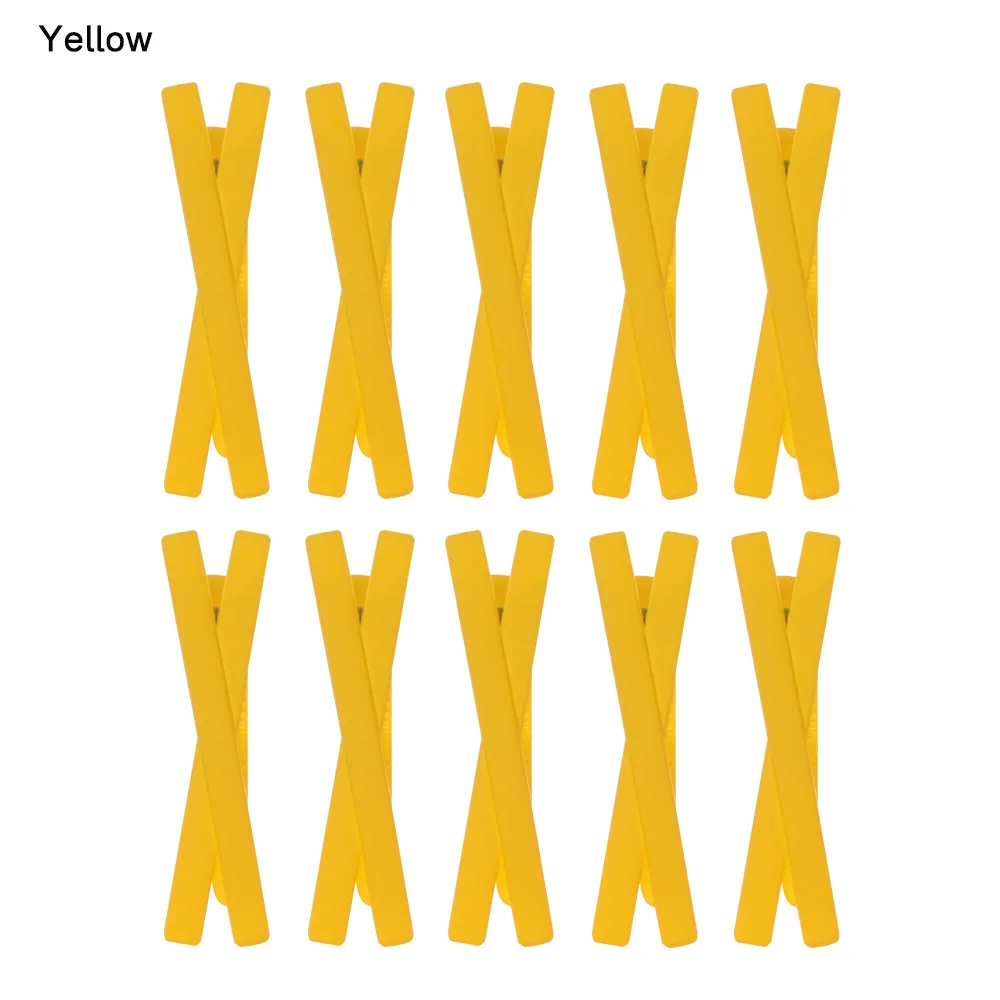 yellow 10 шт. Уникальный Модный корейский стиль Карамельный цвет заколки для девочек оснастки зажим для волос принцесса заколки детские Головные уборы аксессуары - Цвет: yellow