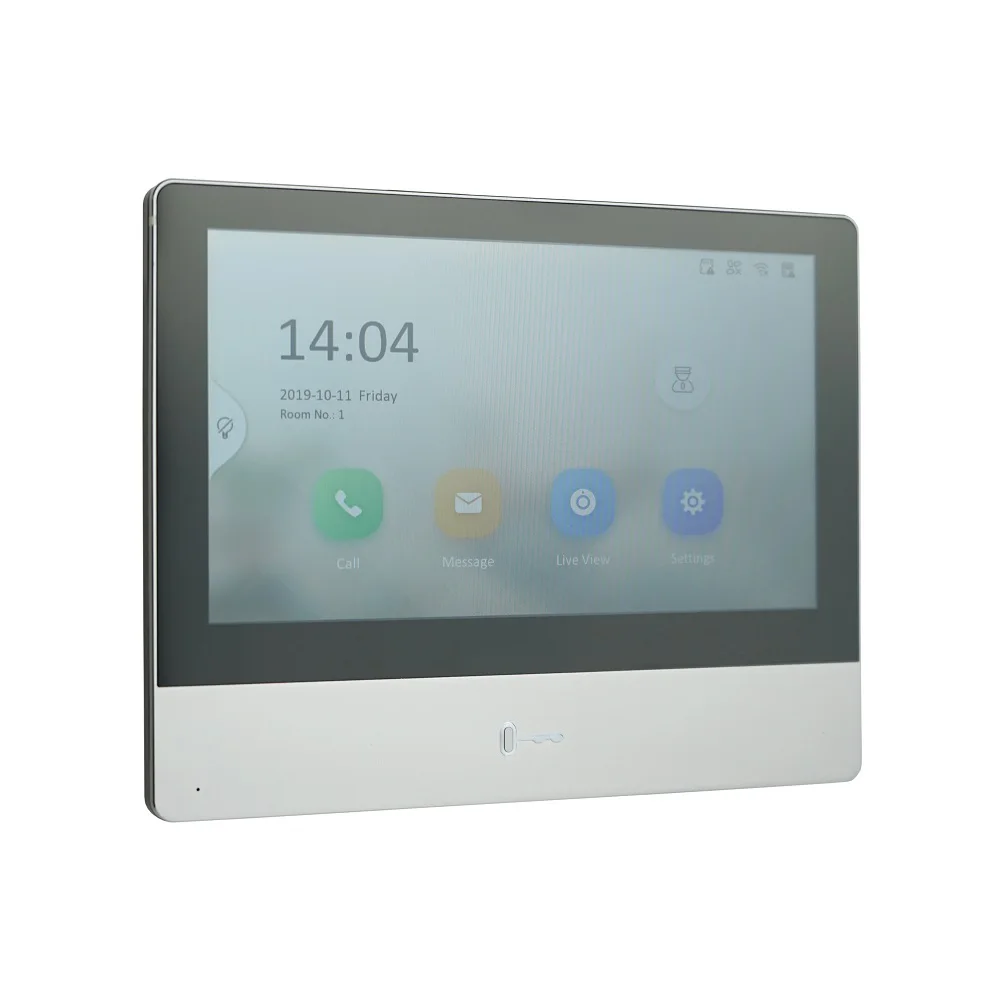 HIK Original international version Multi-Language DS-KH8350-WTE1 Indoor Monitor,802.3af POE,app Hik-connect,WiFi,Video intercom