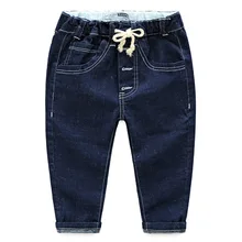 Стиль; сезон осень; Изысканная детская одежда в Корейском стиле для мальчиков; Детские узкие ковбойские брюки для мальчиков; брюки-следки; подштанники