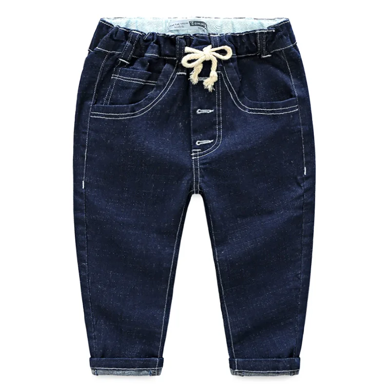 

New Style Autumn Korean-style Boutique Childrenswear BOY'S Children Slim Fit Boy Cowboy Trousers Crawler Trousers Long Johns Who