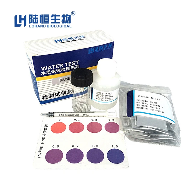 US $139.05 Chinese Supplies Manufacture Water Quality Fluoride Test Kit For Pool Water Test Strips