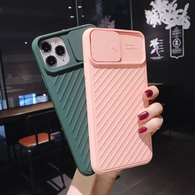Для iPhone 11 Pro Max XS 7 8 Plus X XR 6 6S чехол для телефона защита слайд-камера крышка