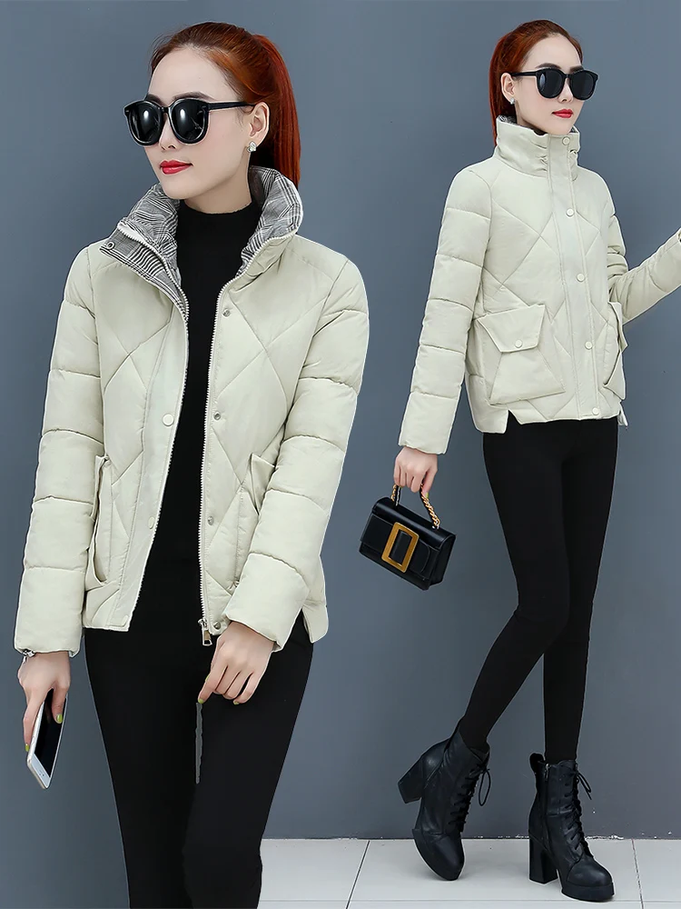 KMETRAM Autumn Winter Jacket Women Fashion Parka Women Coat Female Vintage Slim Outwear Parkas Mujer Manteau Femme QJS#985