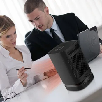 

Clearance Household Winter Electric Space Heater PTC Overheat Tip-Over Protection Touch Buttons Indoor Room Fan Heating Machine