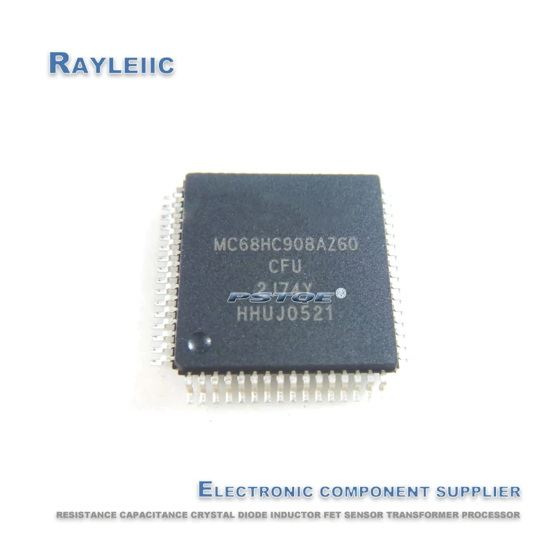 5 шт.! Новый оригинальный MC68HC908AZ60CFU QFP-64 2J74Y MC68HC908AZ60 QFP64 в наличии на складе |