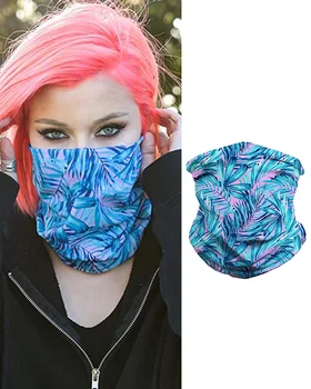 

Leaf Print Face Bandana Magic Scarf Headwrap Balaclava