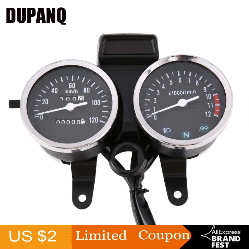 Спидометр DUPANQ для мотоцикла тахометр АБС-пластик Suzuki GN125 GN 125 | Автомобили и