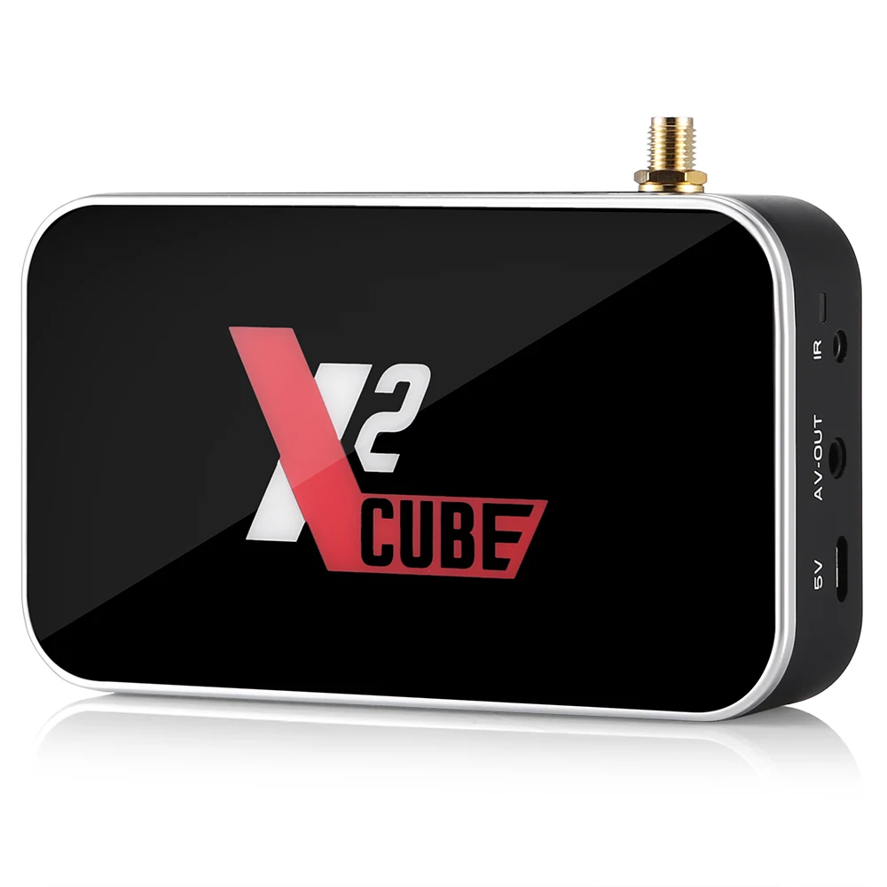 ТВ-бокс X2 Cube Amlogic S905X2 Android 9,0 2G DDR4 16G 2,4G/5G WiFi 1000M Bluetooth Smart медиаплеер набор топ ТВ Тонкий футляр