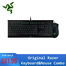 Razer-teclado Original Cynosa Pro + Razer DeathAdder 2000, juego combinado de ratón, juego de juegos, 3 colores de retroiluminación, grabación de Macro