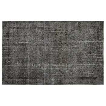 

Handmade Gray Vintage Overdyed Turkish Area Rug 183x287 Cm-6'0''X9'5''