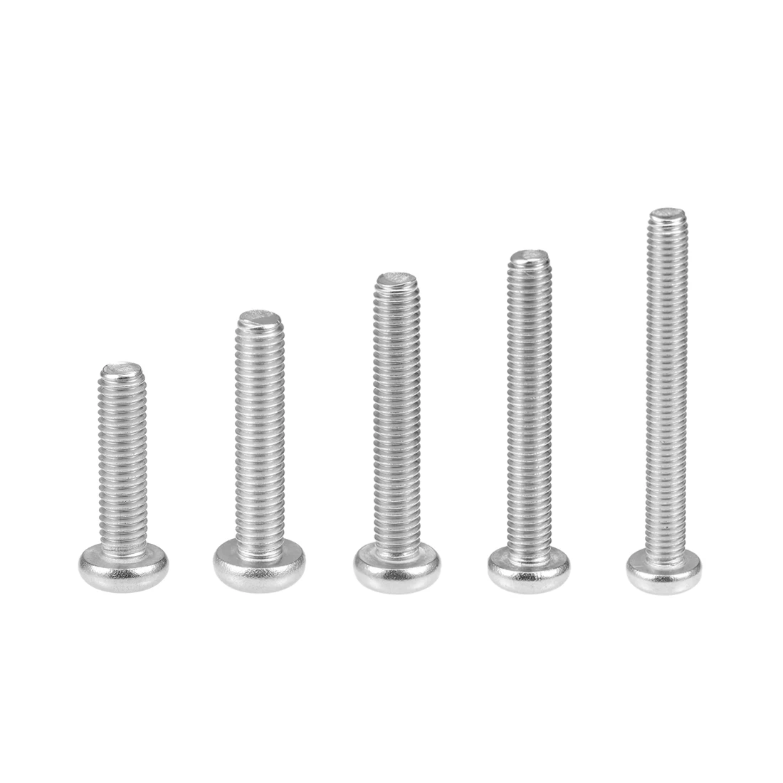

uxcell 10-50pcs Machine Screws Bolts M4 M5 Phillips Cross Pan Head Screw 304 Stainless Steel Fasteners Length 20mm-50mm