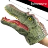 Animal Hand Puppets Childhood Kids Cool Rubber Toy Shark Dinosaur Shape Story Pretend Playing Gloves Gift For Children 2
