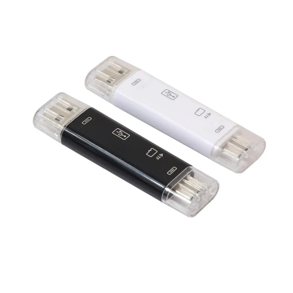 Многофункциональный USB 3,1 type-C к USB 2,0 Micro 5Pin TF адаптер для чтения карт OTG