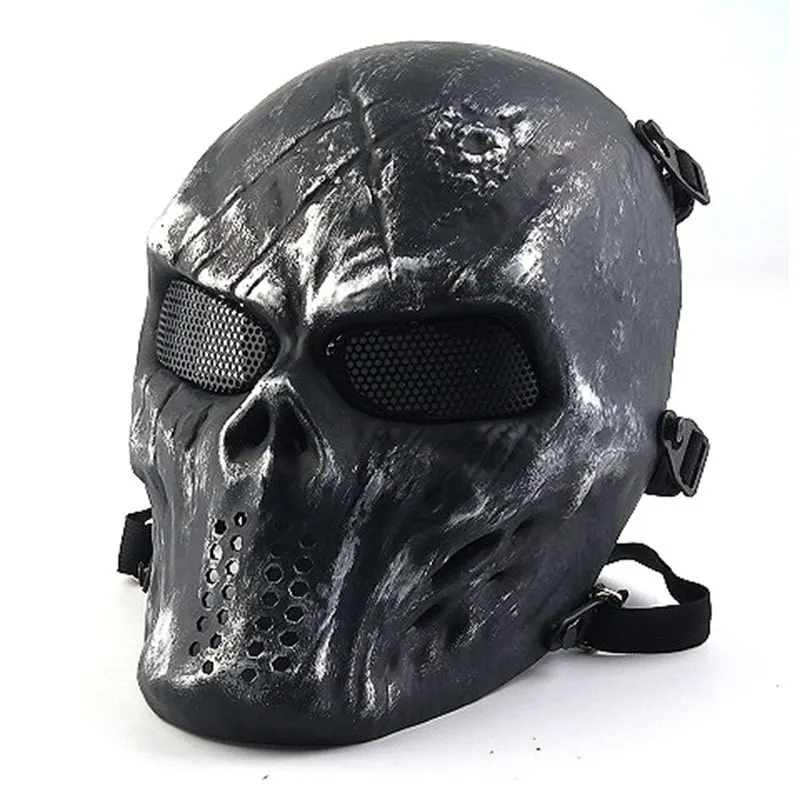 E Маска-Череп Скелет Вечерние Маски на Хэллоуин маскарад страшный Реквизит Призрак косплей костюм - Цвет: E