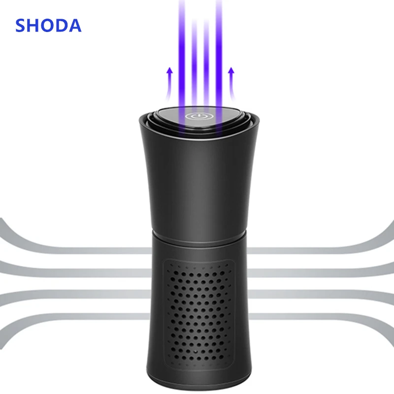 

SHODA Cup Shape Car Air Purifier Negative Ions Air Cleaner Ionizer Remove PM2.5 Formaldehyde