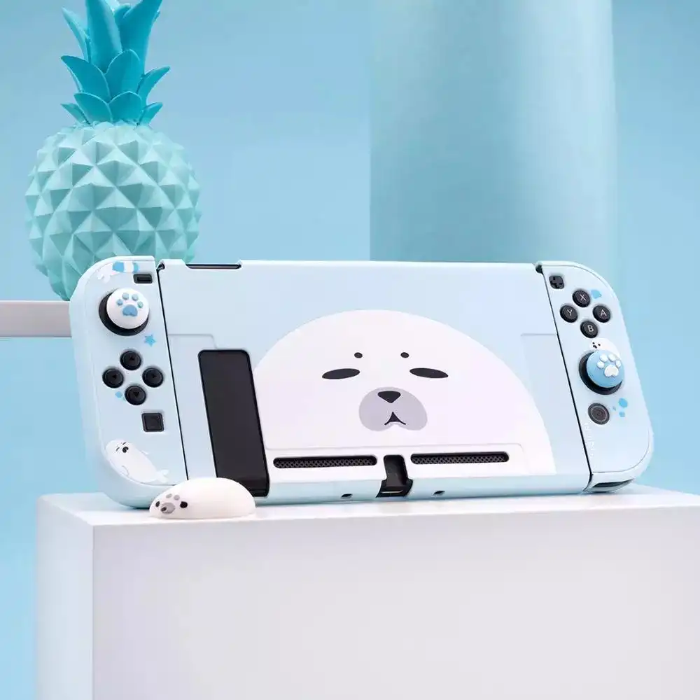 かわいいニンテンドースイッチns喜び Conコントローラ保護カバーシェルセットスイッチコンソールアクセサリー ケース Aliexpress