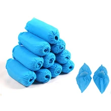 100 шт./компл. медицинские Нескользящие Чехлы для обуви Нетканая ткань одноразовая обувь покрывает обувь Пыленепроницаемая обувь покрывает Грязезащитные