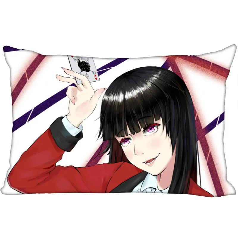 

Чехол Kakegurui для диванной подушки, Прямоугольная подушка для дивана/дома/автомобиля, украшение на молнии, чехол для подушки на заказ