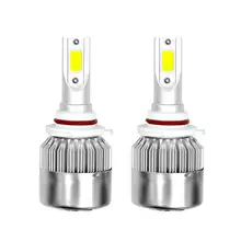 2 шт. 9005/H10/HB3 светодиодный светильник 6000K с цветовой температурой, полностью морской светодиодный светильник, водонепроницаемый дизайн, Диапазон 200 м