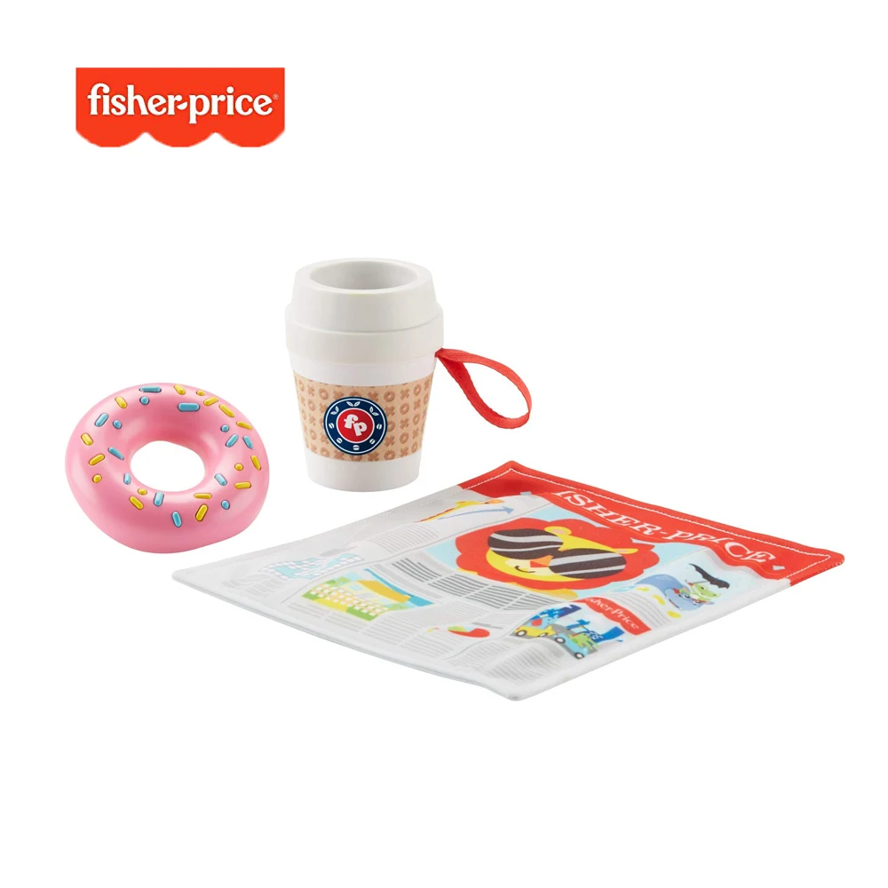 

Fisher Price On-The-Go Breakfast Perfect Breakfast Newborn Gift Box Baby Toys Kitchen Toy Set Early Childhood Learning Toys