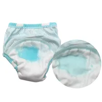 Baby Infant Toddler Waterproof Training Pants Cotton Changing Nappy Cloth Diaper Panties Gifts Reusable Washable 6 Layers Crotch 5